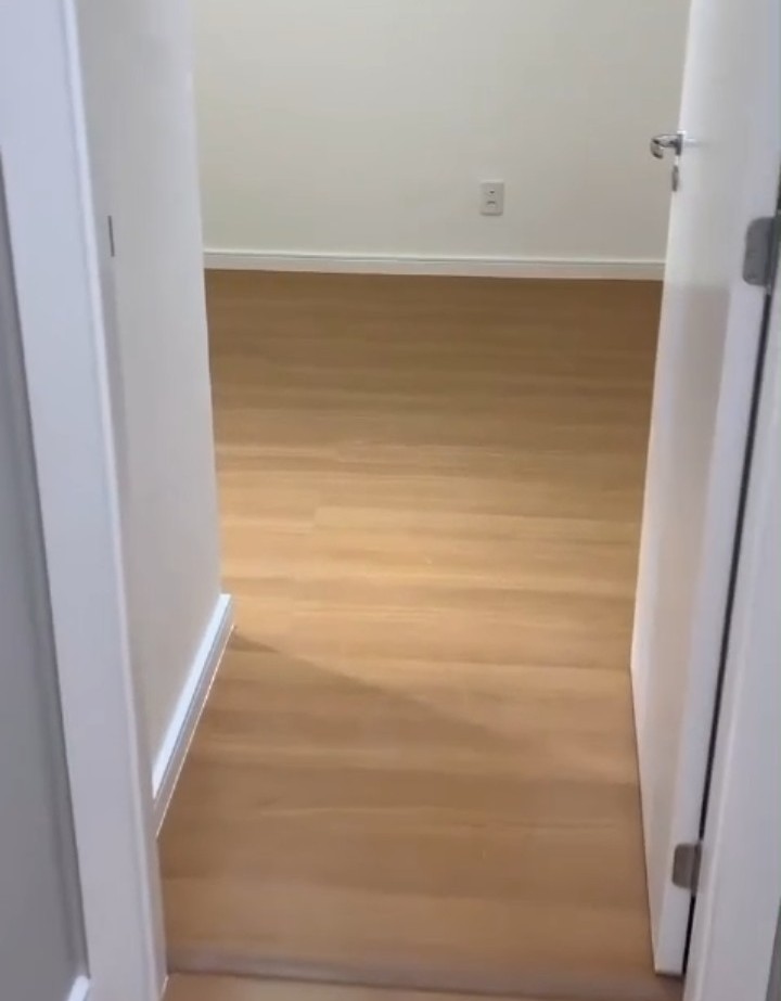 Piso vinílico instalado em quarto